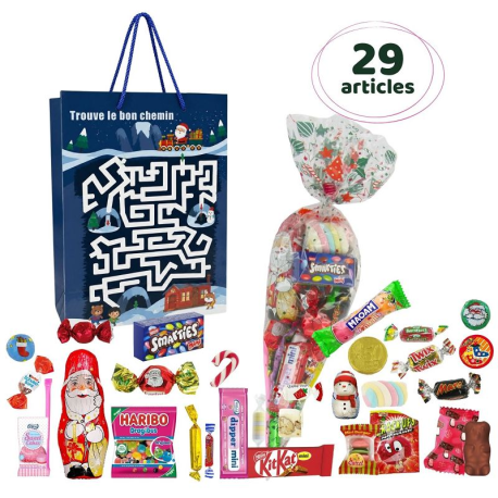 PRECOMMANDE Sachet Chalet 29 confiseries + sac cadeau