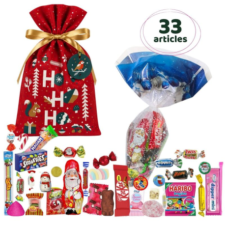 PRECOMMANDE Sachet Banquise 33 confiseries + pochon - Prêt à offrir
