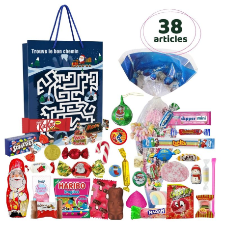 PRECOMMANDE Sachet Yéti 38 confiseries + sac cadeau - Prêt à offrir