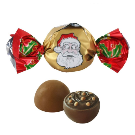 Papillotes chocolat au lait fourrées Pâte à tartiner Christmas Gold - 1kg
