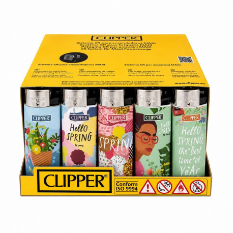 Briquets Clipper PM décors Brio Spring - le lot de 50