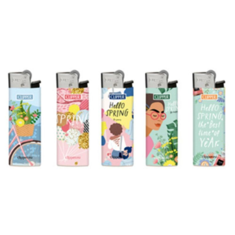 Briquets Clipper PM décors Brio Spring - le lot de 50