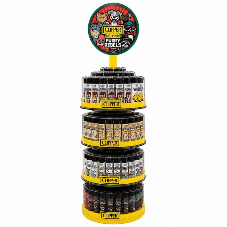 Tourniquet briquets Clipper Furry Rebels - 4 x 48 briquets