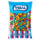Billes bubble gum multicolores +/- 16mm - 2kg