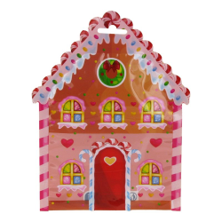 PRECOMMANDE Sachet forme Maison de Noël - 12 confiseries