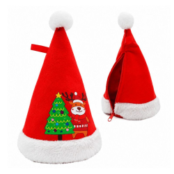 PRECOMMANDE Pochon conique en feutrine décor Noël - 15 confiseries