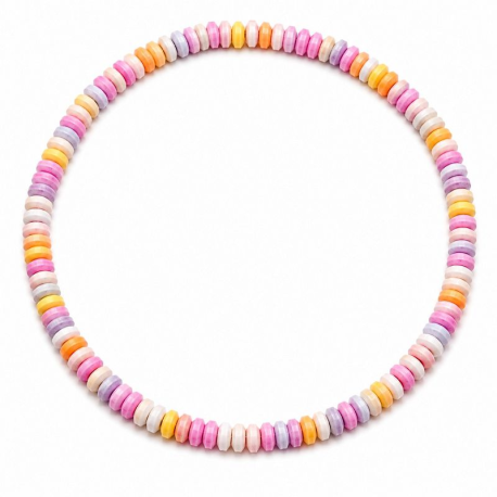 Colliers de bonbons en dextrose emballés 17g - 100 pièces