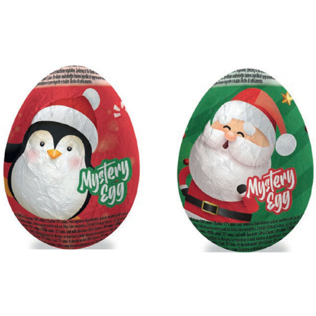 Oeufs surprise décor Noël 20g - Display de 24