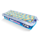 Guimauve géante olympic twisty bleu 67cm - carton de 57