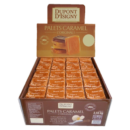 Caramels palets tendres au beurre salé 13g Dupont d'Isigny - 2,5kg