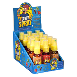 Candy spray 1 : fraise, cola et tropical