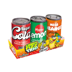 Candy fizz trio pack de 3 canettes - le lot de 24