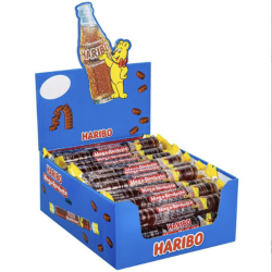 Méga roulettes cola HARIBO 45g - boîte de 40