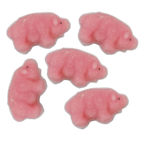 PRECOMMANDE Fondants cochons roses - boîte 1kg (+-45 pièces)