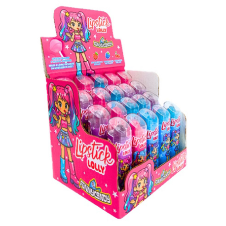 Lipsticks lolly Funny Candy - boîte de 20