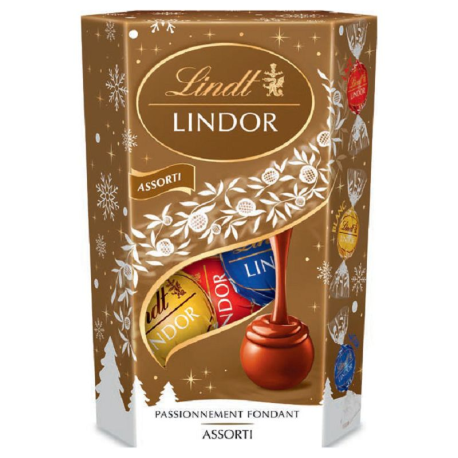 PRECOMMANDE Mini cadeaux Lindor assortis 87g Lindt - le lot de 10