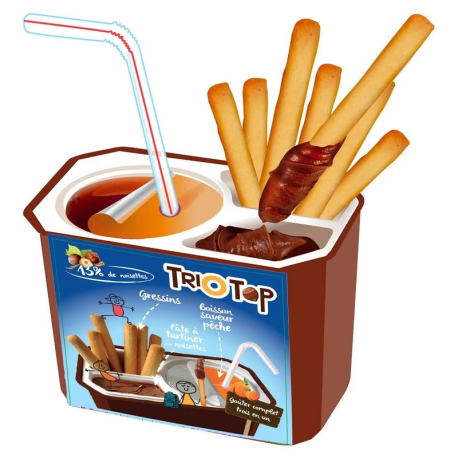 Trio Top goûter individuel 189g - les 24 pots
