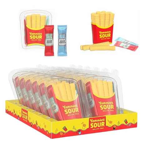Sour Fries Mallow 44g Yammiez - boîte de 12