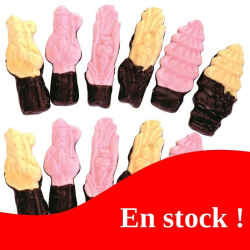 Guimauves mi-chocolatées noir - 1kg