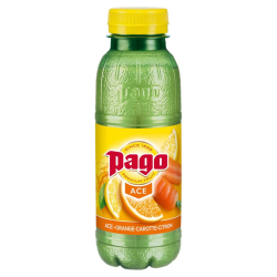 Pago ACE (orange/carotte/citron) Pet 33cl - 12 bouteilles