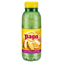 Pago cocktail tropical multivitaminé Pet 33cl - 12 bouteilles