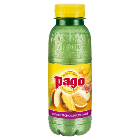 Pago cocktail tropical multivitaminé Pet 33cl - 12 bouteilles