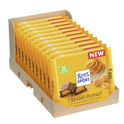 Ritter Sport lait Creamy Peanut 100g - boîte de 11