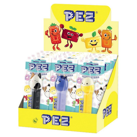 Pez figurine Squishmallows + recharges - le lot de 12