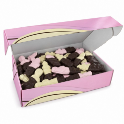 Guimauves mi-chocolatées noir - 1kg