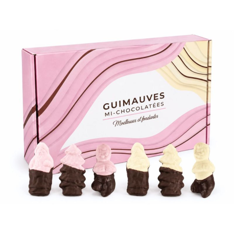 Guimauves mi-chocolatées noir - 1kg