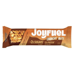 Joyfuel Crunchy Nuts cacahuètes & caramel salé Protéines - par 12 Barres de 47g