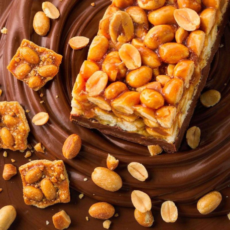 Joyfuel Crunchy Nuts cacahuètes & caramel salé Protéines - par 12 Barres de 47g