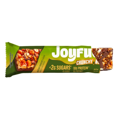 Joyfuel Crunchy Nuts noisettes Protéines - par 12 Barres de 47g