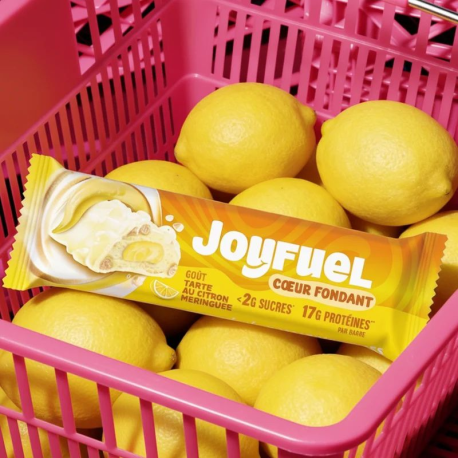 Joyfuel Tarte Citron Meringuée Protéines - par 12 Barres de 50g