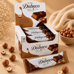 Dubaco Dubaï barres noisettes 35g - boîte de 24