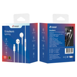Ecouteurs filaires Lightning (Apple) TOOOP