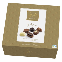 Sélection de chocolats Belges assortis - ballotin de 500g