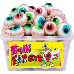 Oeil Glotzer gélifié Trolli - tubo de 60