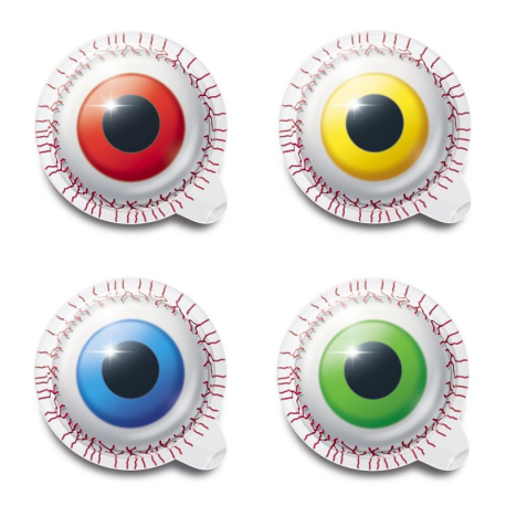 Oeil Glotzer gélifié Trolli - tubo de 60