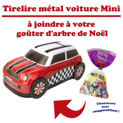 Boîte métal tirelire voiture mini - pièce
