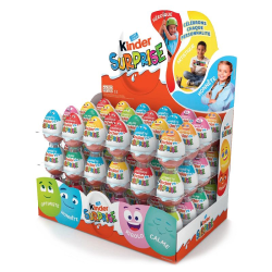 KINDER Surprise "Message" - boîte de 72 oeufs