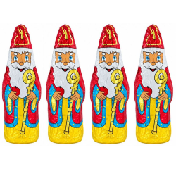 St Nicolas chocolat s/alu 30g - 11,5cm (fait en Alsace) - carton de 100