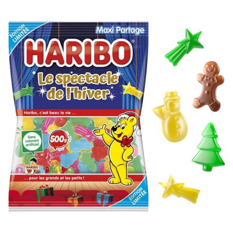 Noël Le Spectacle de l'hiver HARIBO - sachet de 500g