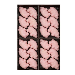 Fondants cochons roses - boîte de 1kg (+/- 45 pièces)