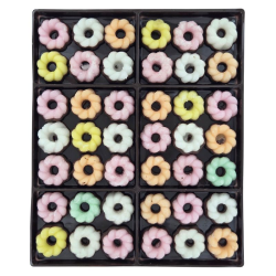 Fondants Couronnes chocolat - boîte de 1,500kg (+/- 83 pièces)