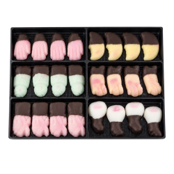 Fondants assortis St Nicolas chocolat - boîte de 1,500kg (+/-72 pièces)