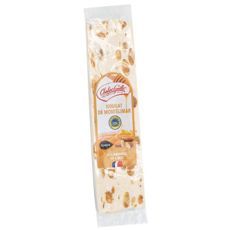 Nougats de Montélimar Chabert & Guillot 100g - boîte de 33 barres
