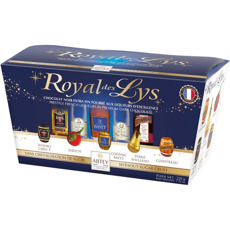 Assortiment Liqueurs Royal des Lys - ballotin de 220g