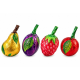 Chocolat noir fourrés aux Liqueurs de 4 fruits assortis - 72 pièces de 10g