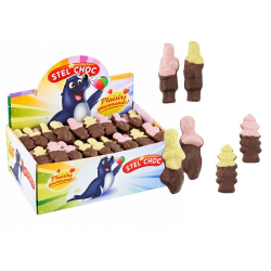 Guimauves de Noël mi-enrobées chocolat au lait – 1,6kg (80 pièces)